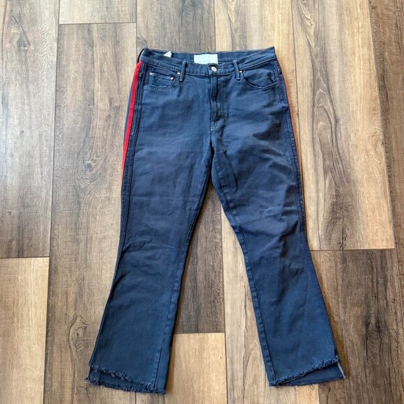 Mother Superior Blue And Red striped jeans - Picture 1 of 6